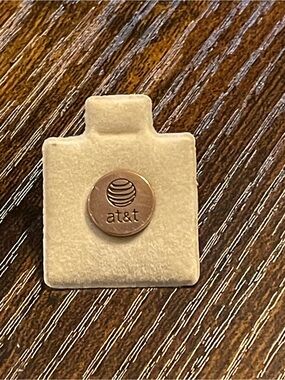 Vintage AT&T 10K Gold Filled Lapel Tie Tack Employee Logo
